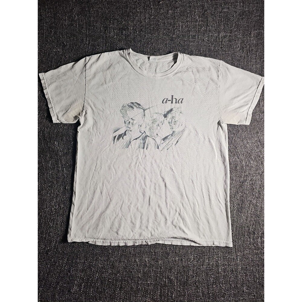a-ha Band T-Shirt Graphic Sketch Members Pop Rock Music Tee gilden